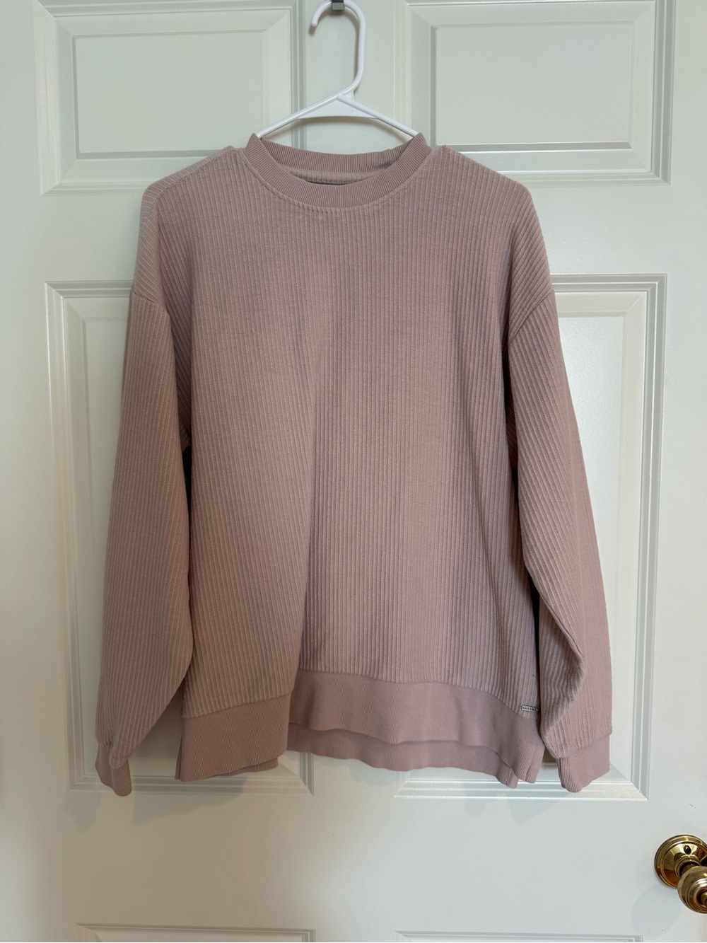 The Southern Shirt Company Ribbed Pullover in Mauve